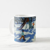 Mug La glissière en hiver Bourg St Moritz (Devant gauche)