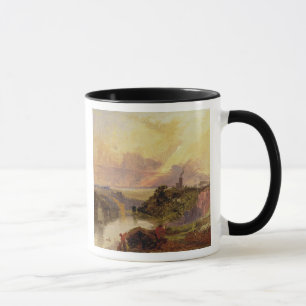 Mug La gorge d'Avon au coucher du soleil (huile sur le