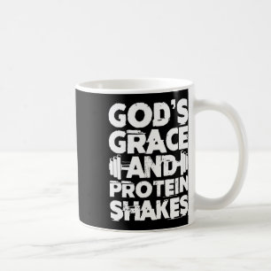 Mug La grâce de Dieu et la protéine Shakes Bodybuildin