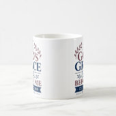 Mug La Grâce de Dieu Me Précède Écriture Biblique (Centre)