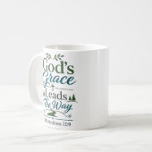 Mug La Grâce de Dieu Montre le Chemin Dévoilé Scriptur (Devant gauche)