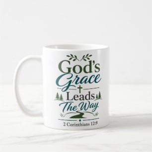 Mug La Grâce de Dieu Montre le Chemin Dévoilé Scriptur