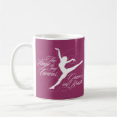 Mug La grâce est ma brosse (Danse) (Gauche)