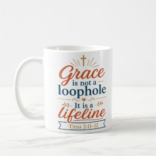 Mug La Grâce N'Est Pas Une Lacune, C'Est Une Bouée De