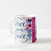Mug La grâce personnalisée sur la grâce chrétienne (Devant gauche)