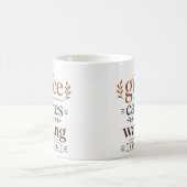 Mug La Grâce Porte La Promesse Des Écritures Dans L'at (Centre)