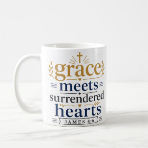 Mug La Grâce Rencontre les Cœurs Abandonnés Citation d