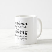Mug La grand-maman est mon nom (Devant droit)