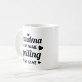 Mug La grand-maman impertinente drôle est mon se (Devant gauche)