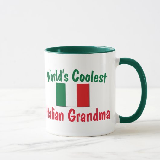 Mug La grand-maman italienne la plus fraîche (Droite)