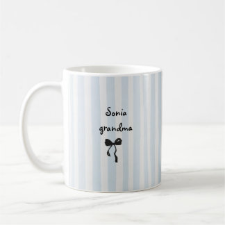 Mug La grand-mère de nouveau bébé Nom personnalisé Ray