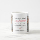 Mug La grand-mère la plus aimée 2 Photo (Centre)