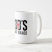 Mug La grande grâce de Dieu (Devant droit)