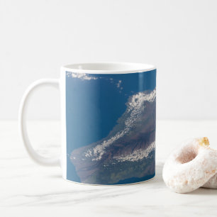 Mug La Grande Île D'Hawaï Et Ses Montagnes