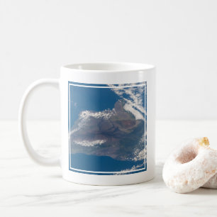 Mug La Grande Île D'Hawaï Et Ses Montagnes