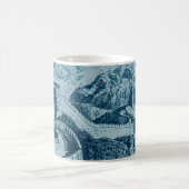 Mug La Grande Muraille en Bleu (Centre)