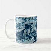 Mug La Grande Muraille en Bleu (Gauche)