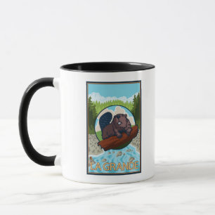 Mug La Grande, OregonCastor et Arbres