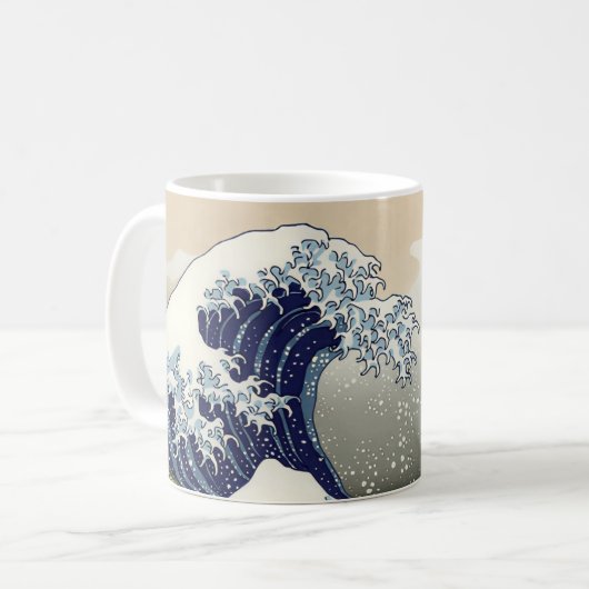 Mug La Grande Vague au large de Kanagawa Katsushika Ho (Devant gauche)