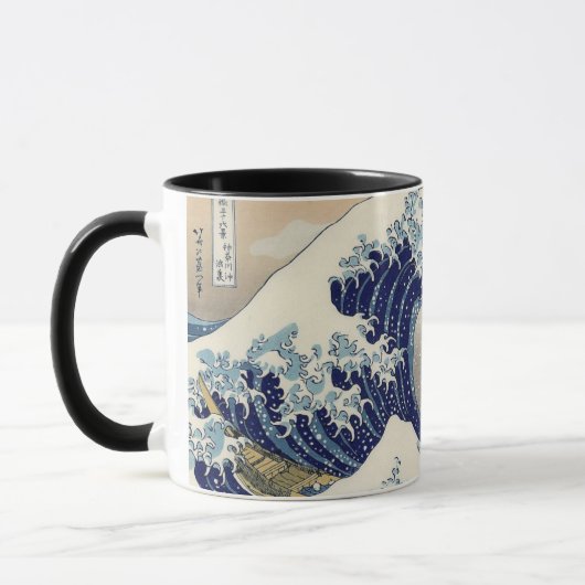 Mug La Grande Vague De Drone Au Large De Kanagawa (Gauche)