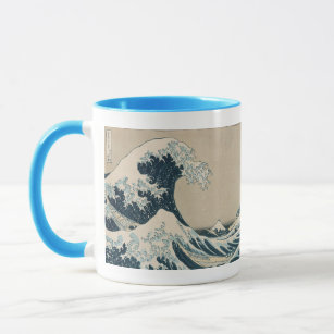 Mug La grande vague de Kanagawa, vues du mont Fuji