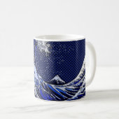 Mug La Grande Vague Hokusai Style Fibre de Carbone (Devant droit)