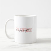 Mug La gratitude change tout Message motivationnel pos (Gauche)