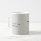 Mug La gratitude demeure : Chaque rythme de la vie sir (Devant gauche)