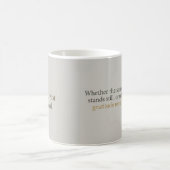 Mug La gratitude demeure : Chaque rythme de la vie sir (Centre)