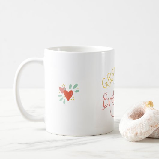 Mug La gratitude est tout (Avec donut)