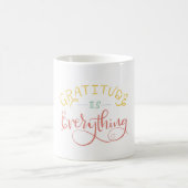 Mug La gratitude est tout (Centre)