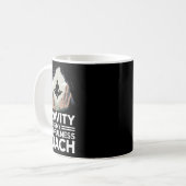Mug La gravité est mon coach de pleine conscience grim (Devant gauche)