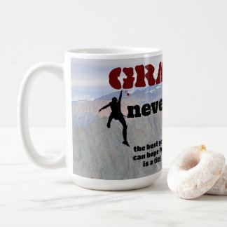 Mug La gravité ne perd jamais - Conception d'escalade