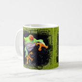 Mug La grenouille 3 a encadré des options (Devant gauche)