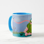 Mug La grenouille tôt attrape la mouche (Devant gauche)