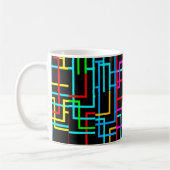 Mug La grille néon rétro (Gauche)