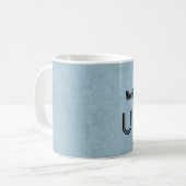 Mug La grunge de l'ONCLE la plus impressionnante bleu (Devant gauche)