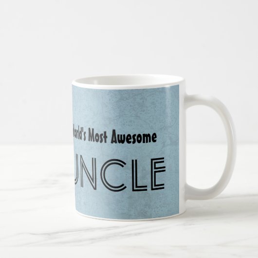 Mug La grunge de l'ONCLE la plus impressionnante bleu (Droite)