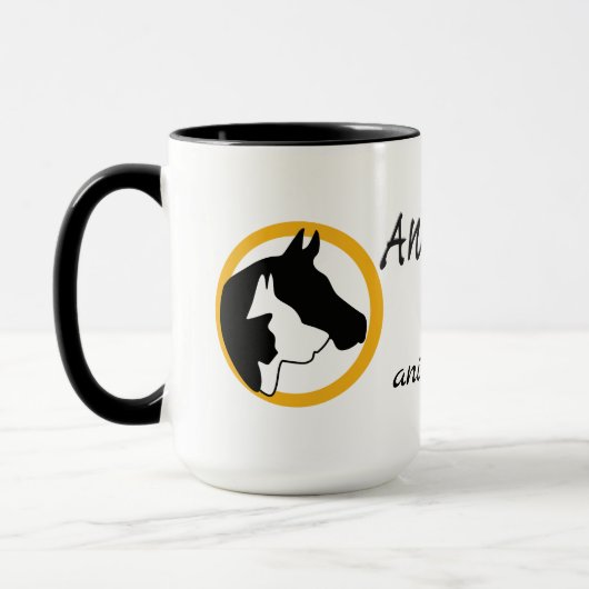Mug La guérison des animaux maintenant la boue (Gauche)
