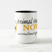 Mug La guérison des animaux maintenant la boue (Centre)