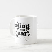 Mug La guérison n'est pas une citation de santé mental (Devant gauche)