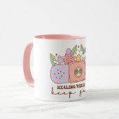 Mug La guérison Prend Du Temps À Continuer, Citation S (Devant gauche)