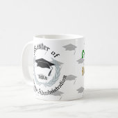 Mug La guirlande argentée maîtrise l'obtention du (Devant gauche)