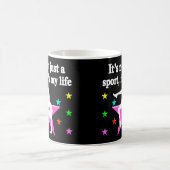 MUG LA GYMNASTIQUE ROSE JOLIE EST MA CONCEPTION DE VIE (Centre)