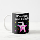 MUG LA GYMNASTIQUE ROSE JOLIE EST MA CONCEPTION DE VIE (Gauche)