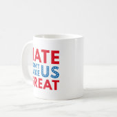 Mug La haine ne nous rendra pas grands (Devant gauche)