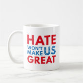 Mug La haine ne nous rendra pas grands (Gauche)
