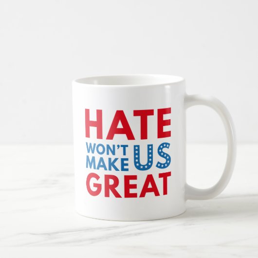 Mug La haine ne nous rendra pas grands (Droite)