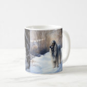 Mug La Hanche Afghane Laisser Neige Noël (Devant droit)