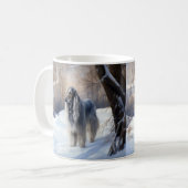 Mug La Hanche Afghane Laisser Neige Noël (Devant gauche)
